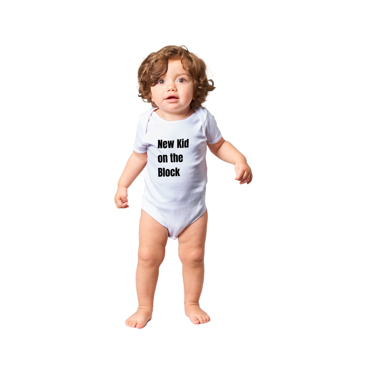 Classic Baby Short Sleeve Bodysuit on the Block