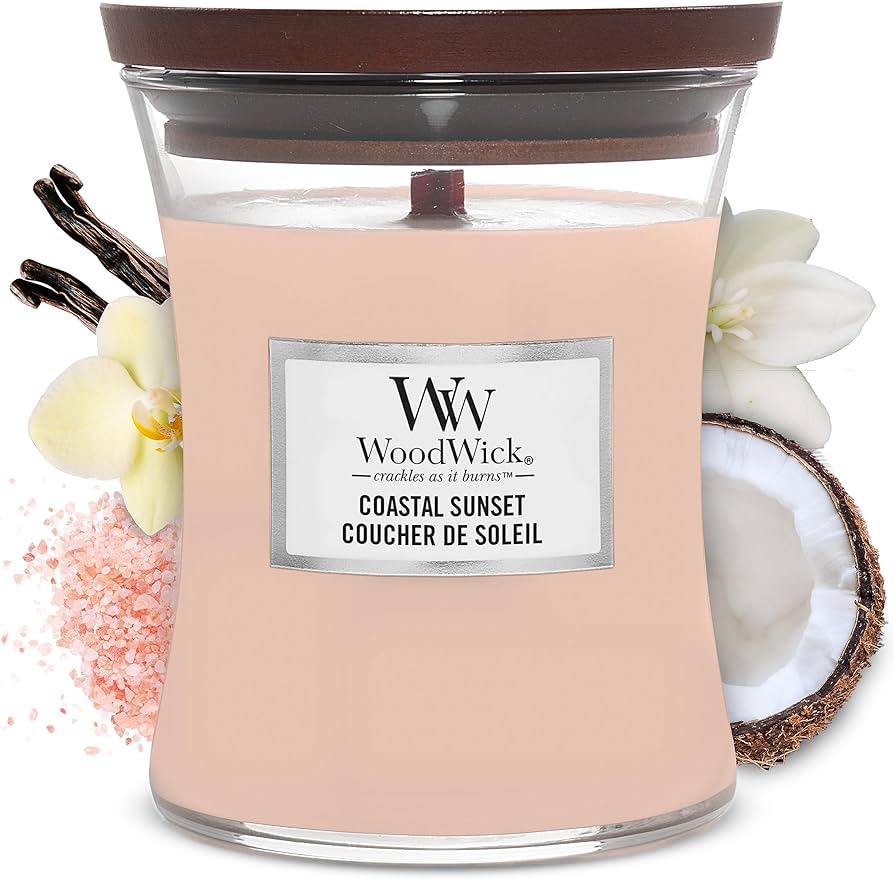 Wood wick candle 9.7 oz - coastal sunset