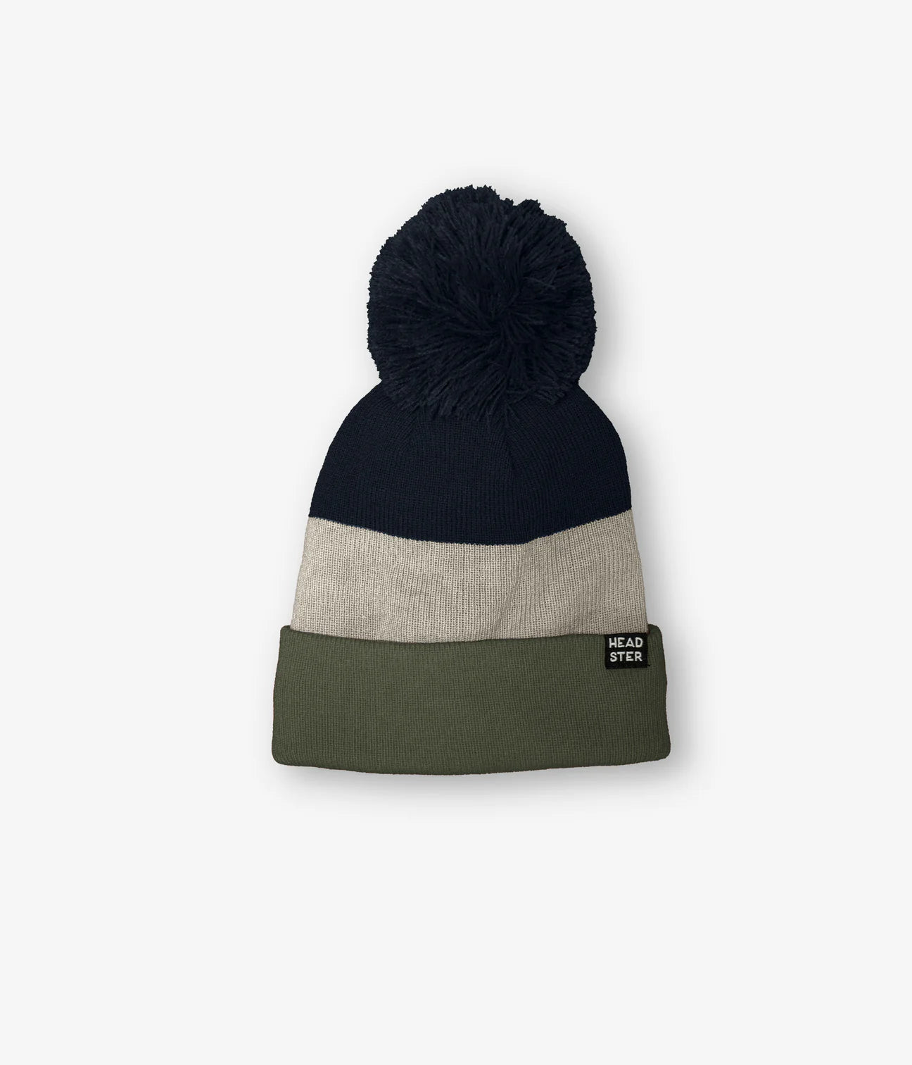 Headster tricolor beanie lined with fleece