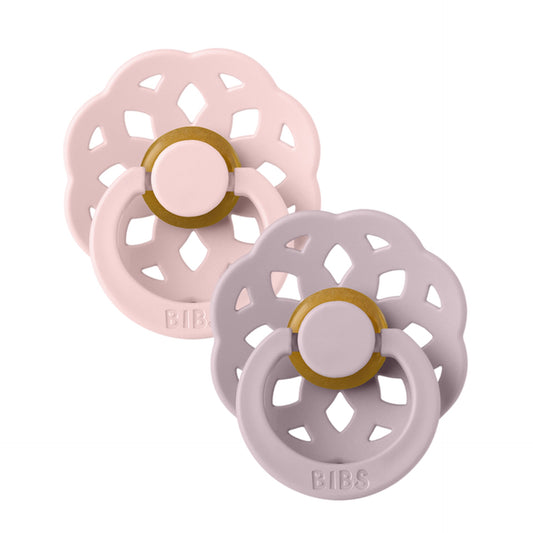 bibs pacifier-blossom/dusky lilac