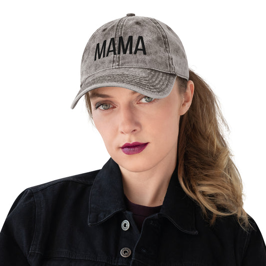 MAMA Vintage Cotton Twill Cap