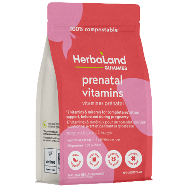 HerbaLand prenatal vitamin gummies